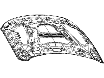 Mopar 55372244AC Hood