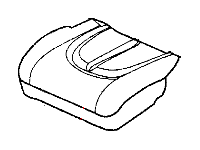 Dodge XB751T5AA CUSHION Front Seat Driver, (Includes Cover, Pad, Recliner)