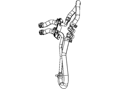 Dodge 55038032AI HOSE AND TUBE Heater Supply And Return