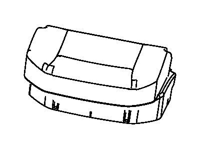 5NA65LT5AA Mopar Cover Rear Seat Cushion Left Illustration 1 of 1