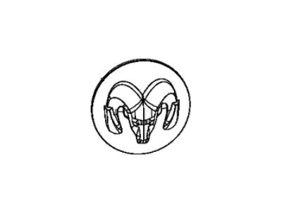 Ram 5RK12DD5AA CAP Wheel Center