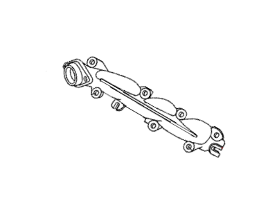 Mopar 68021512AE Manifold Exhaust 68021512AE Mopar Manifold Exhaust Illustration 1 of 1