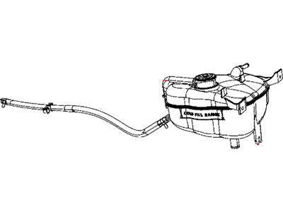 Jeep 55111200AC BOTTLE Pressurized Coolant