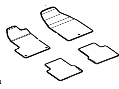 Dodge 1SW32DX9AD MAT KIT Floor