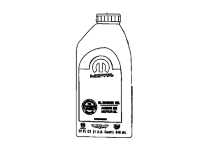 Jeep 68441882AA OIL QUART 5W-30