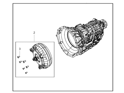 Ram R8300150AB TRANSMISSION KIT With Torque Converter