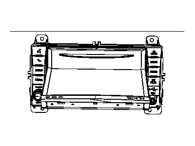 Jeep 68085152AA KNOB Radio