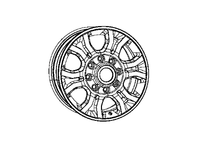 Ram 1UD27AAAAA WHEEL Aluminum