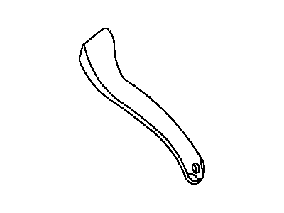 Dodge HX89LAZAB Seat Belt Cover