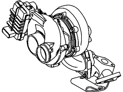 Dodge 68019589AA TURBOCHARGER