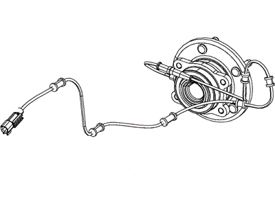 Mopar 68141898AB Sensor Wheel Speed Mopar 68141898AB Sensor Wheel Speed
