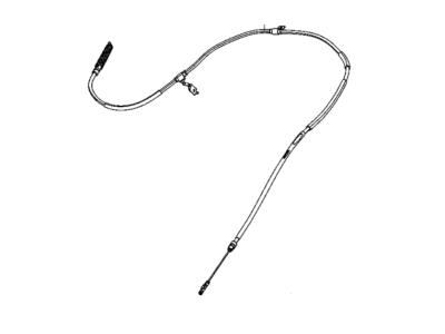 Mopar 68364525AD Cable Parking Brake Right Rear