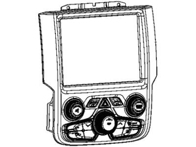 Ram 6NQ68DX8AA CENTER STACK Upper