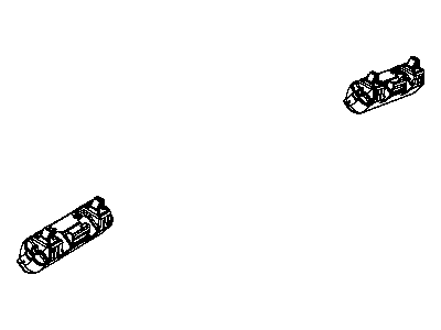 Mopar 5057758AF Bracket Grab Handle Includes Clips And Mounting Screws