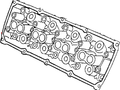 Ram 4893195AB HEAD Cylinder Left Without Valves/Valvetrain