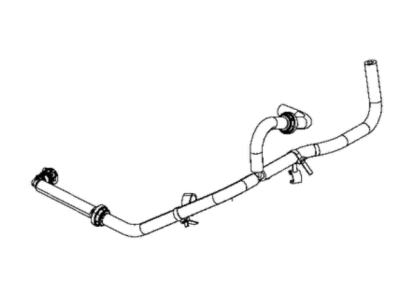 Mopar 4581533AB Hose Brake Booster Vacuum