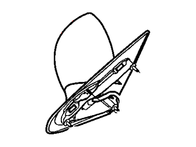 Mopar 4783561AJ Mirror Outside Rearview