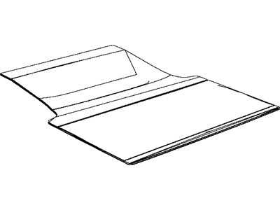 Chrysler 55315147AG CARPET Luggage Compartment Spare Tire Cover