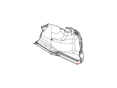 Jeep 68138992AA Lift Gate Trim Grommet