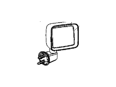 Jeep 6JU74LS1AA MIRROR Outside Rearview