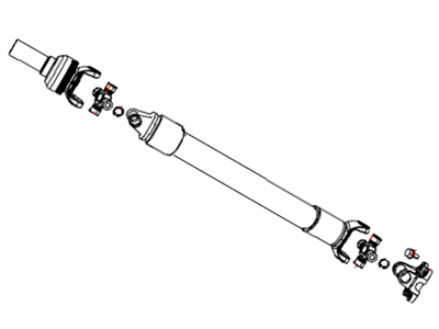 Mopar 52123220AB Shaft Drive Rear 1-Piece
