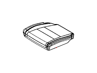 Dodge 5RV10HL1AA COVER Rear Seat Cushion 3rd Row