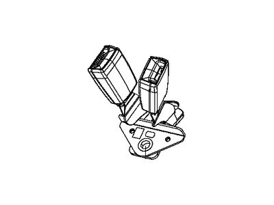 Mopar 1CA871TUAA Seat Belt 2 Passenger Inner Bench, Passenger Side Mopar 1CA871TUAA Seat Belt 2 Passenger Inner Bench, Passenger Side