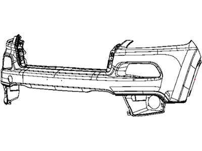 Jeep 68232188AD FASCIA Front Upper