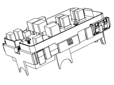 Chrysler 68406350AA POWER DISTRIBUTION CENTER