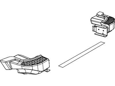 Jeep 68159378AA BUMPER KIT Rear Includes Anti-Skid Tape