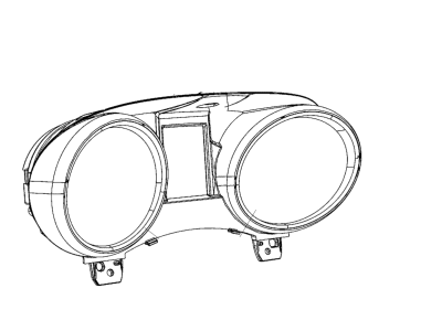 2018 Jeep Grand Cherokee Instrument Cluster - 68332309AD