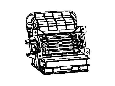 Ram 68048894AB HOUSING Air Inlet Includes: Door, Lever, Screws, Seal