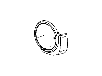 Jeep 1AW74DKAAA GRILLE Speaker