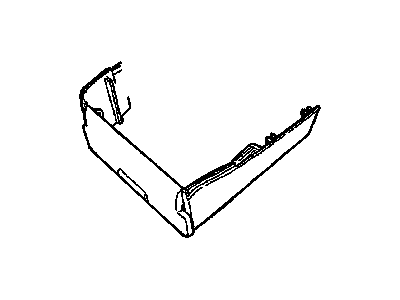 Mopar 1BK64BD1AA Cap Floor Console End