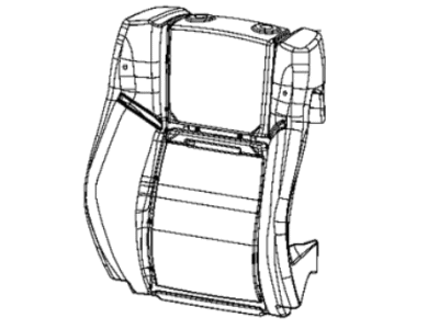 Dodge 68334700AA FOAM Seat Back