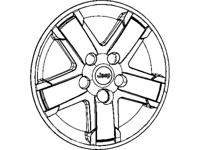 Mopar 5HT59SZ0AB Cap Wheel Center