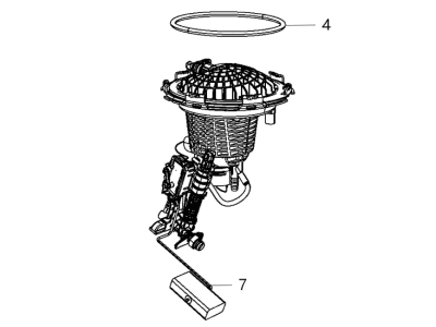 Dodge 68412551AA MODULE KIT Pickup / Level Unit