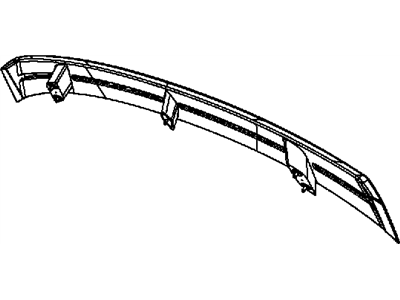 Mopar XU36TZZAB Spoiler Rear Mopar XU36TZZAB Spoiler Rear