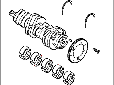 Mopar 68229261AA Crankshaft Kit Engine With Bearings