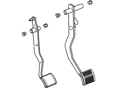 Mopar 4695364AB Pad Brake Pedal 4695364AB Mopar Pad Brake Pedal Illustration 1 of 1