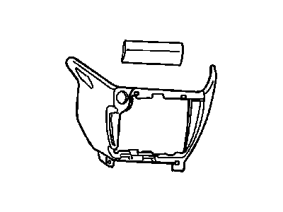 Mopar RV41XT5AB Cover Instrument Panel Brace RV41XT5AB Mopar Cover Instrument Panel Brace Illustration 1 of 1