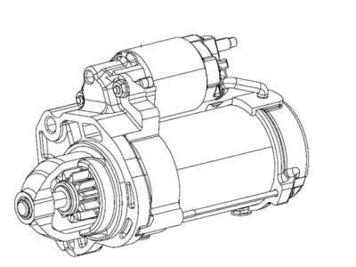 Chrysler 68348376AA STARTER Engine