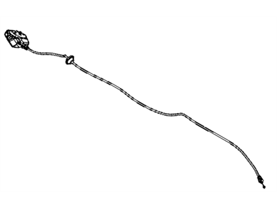 Dodge 5109272AA RELEASE Hood Latch Cable