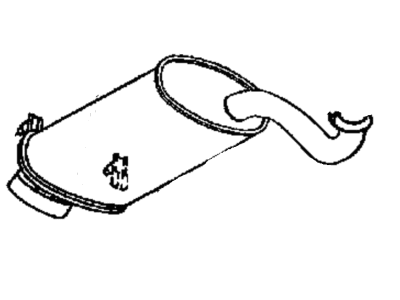 Mopar E0055153 Muffler And Tailpipe Exhaust