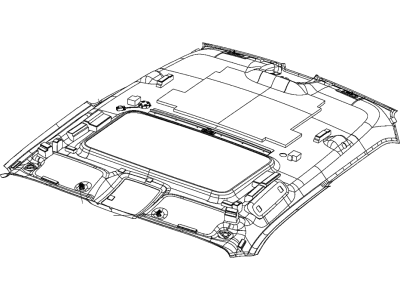 Dodge 5VJ07DX9AA HEADLINER