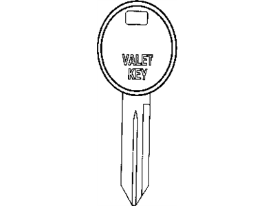 Dodge 5019131AA KEY Valet