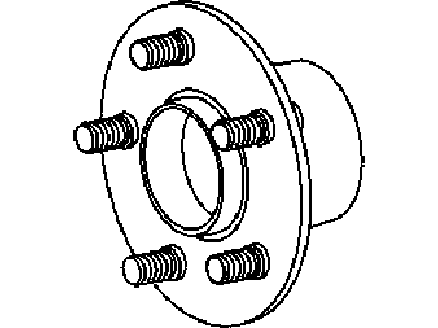 Dodge 4766771AA HUB AND BEARING Brake