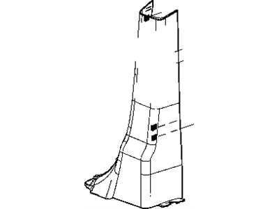 Dodge ZR30DX9AE PANEL B Pillar Lower Trim