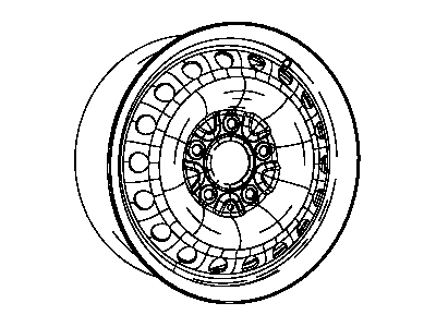 Ram 4721860AA WHEEL Steel