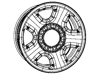 Mopar 1VU98S4AAB Wheel Steel